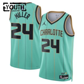 Dres Charlotte Hornets Brandon Miller Jordan 2024-25 City Edition Teal Swingman - Dječji